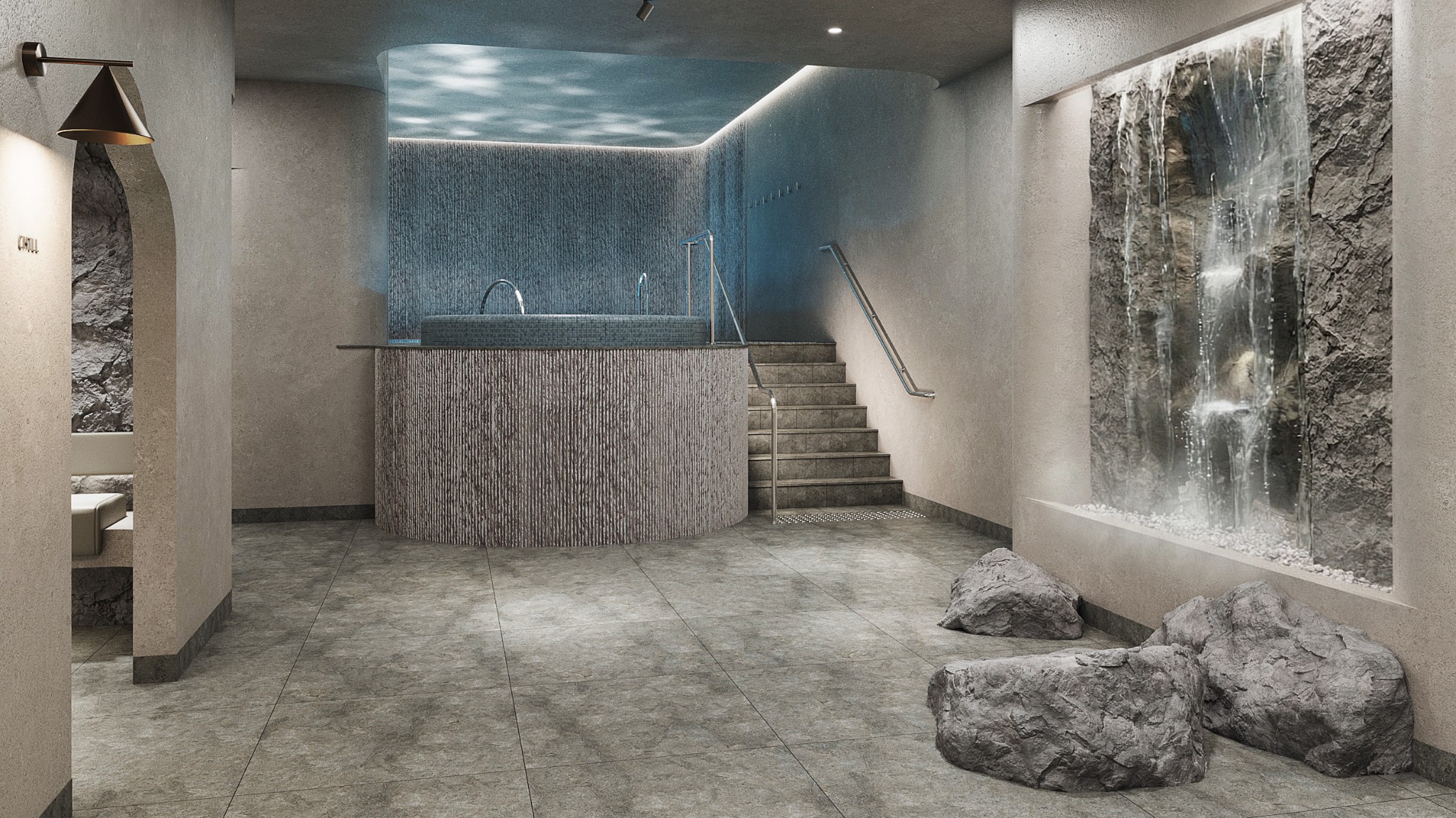 SURRY HILLS · SYDNEY — Waterfall Wellness Lounge — Detail